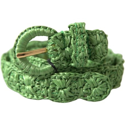 Dolce & Gabbana Groene Viscose Geweven Skinny Tailleband