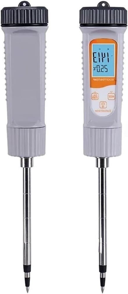 Bodemtester 4-in-1 - Bodemvoeding Analysator - Planten Verzorgen - Bluetooth Data Logger - 0-10000 ppm - Wit