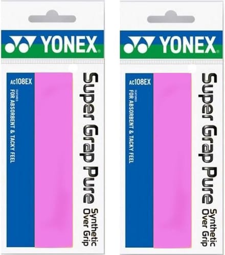 Yonex AC108 Super Grap Pure | roze | 2stuks