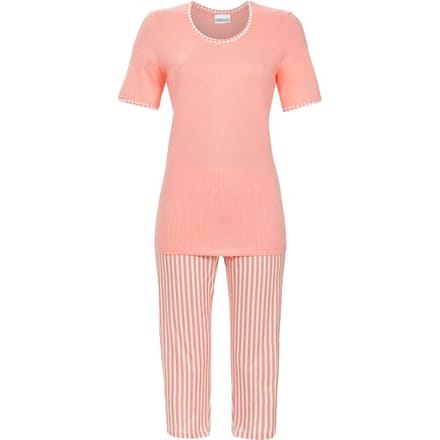 Roze strepen pyjama Ringella - Roze - Maat - 40