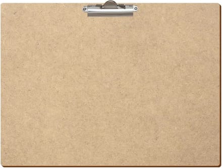 Klembord voor A3, A4, A5, A6 - Stabiel en Robuust Clipboard van HDF