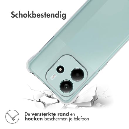 imoshion Hoesje - Geschikt voor Xiaomi Redmi Note 14 (4G) - Shockproof Case - Transparant