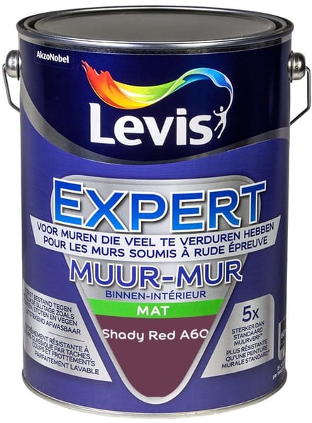 Levis - Expert Muur Binnen Mix - Shady Red A60 - Mengverf - 5 L