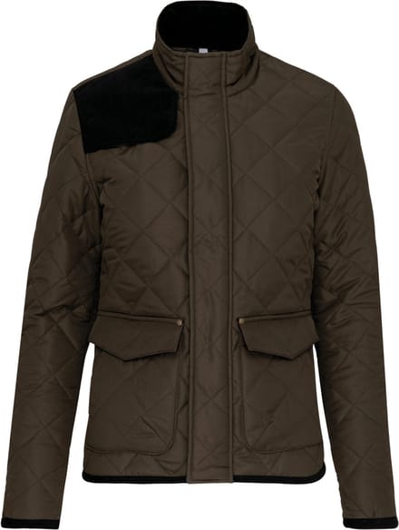 Kariban Gewatteerde herenjas K6126 - Mossy Green / Black - M