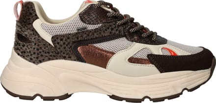 POSH by Poelman Sneakers - Dames - Bruin - Maat:38