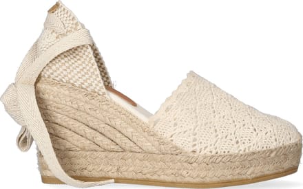 Toni Pons Martina Dames Espadrilles Cru |  Wit | Textiel | Maat 42