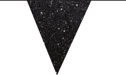 Haza Original Glitterslinger 6 M Zwart