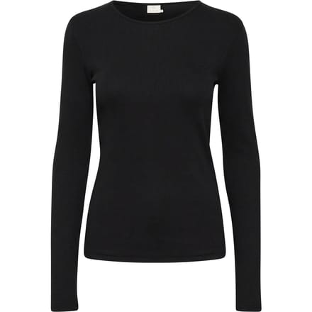 Dames-T-shirt met lange mouwen KAFFE Carna