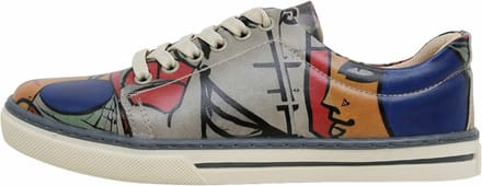 DOGO Dames Sneakers - Cubic Faces 38