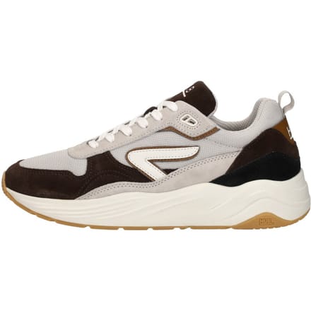 HUB Heren Lage sneakers Chunky zool Glide - Beige - Suède - Maat 40