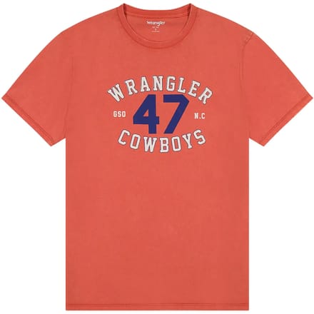 Grafisch T-shirt Wrangler Burnt Sienna