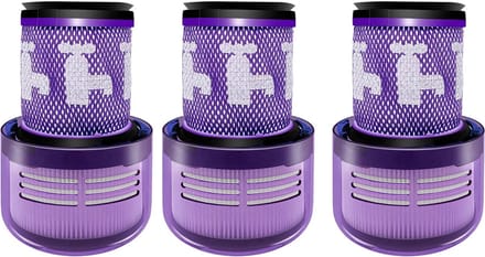 3 x HEPA Filter geschikt voor Dyson V12 Detect Slim & Absolute motor filter-Vervanging onderdelen 971517-01