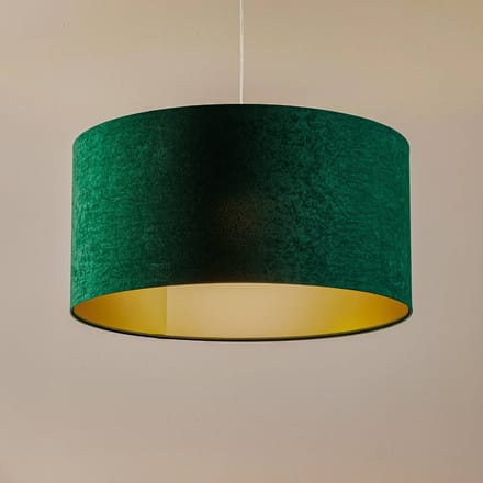 Maco Design Salina hanglamp, groen/goud, Ø 60cm