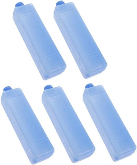 Herbruikbare Ijsblokjes - Koelblokken - Lunch Vers Houden - Snelle Koeling - 5 Stuks - Blauw
