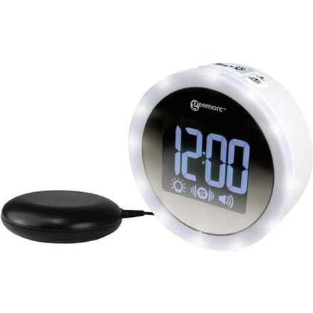 Geemarc Wake'n'Shake Star trilwekker – 95 dB alarm – flitslicht