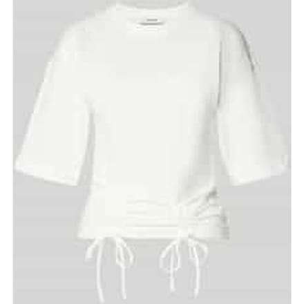T-shirt met plooien model 'MALLE'