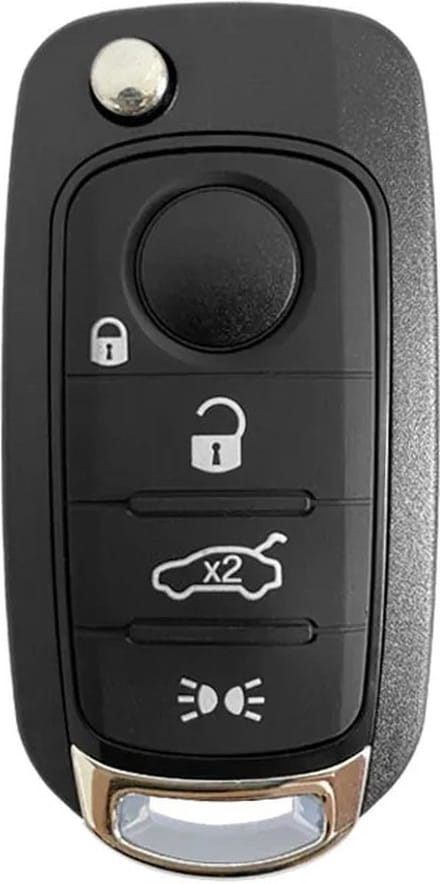 XEOD Autosleutelbehuizing - sleutelbehuizing auto - sleutel - Autosleutel / Fiat 4 knops