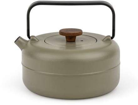 Bredemeijer - Theepot Henan gietijzer 0,75 liter - khaki - met filter