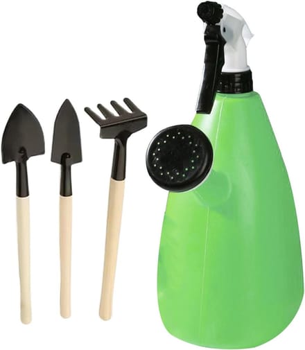 Ergonomische gieter - Functionele sproeier - Tuinonderhoud - Verstelbare sproeikop - 15 cm breed - Groen
