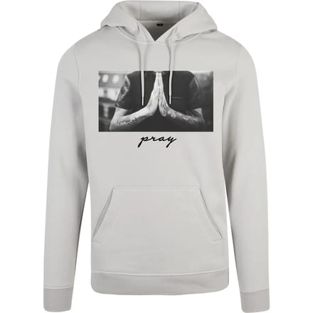 Mister Tee - Pray Hoodie/trui - M - Grijs