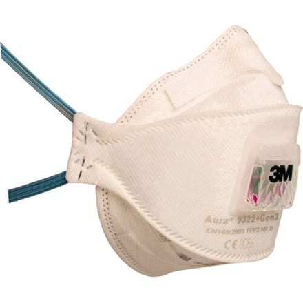 3M Aura 9322+GEN3 Partikelmasker met ventiel FFP2 10 stuk(s)