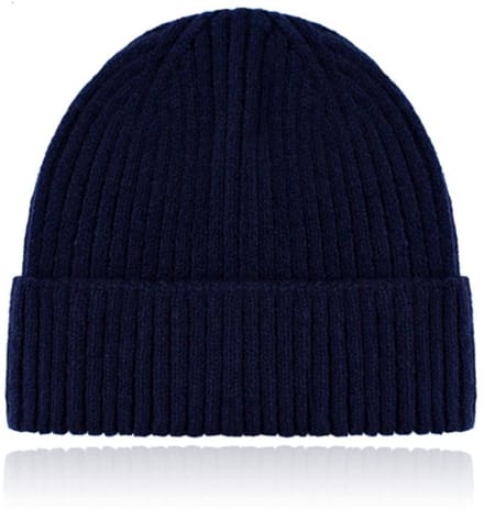 Classic Beanie Muts Dames - Navy Blue