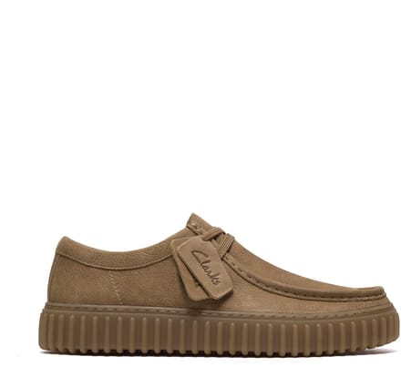 CLARKS Torhill Lo Heren Veterschoenen - Dark Sand Lea