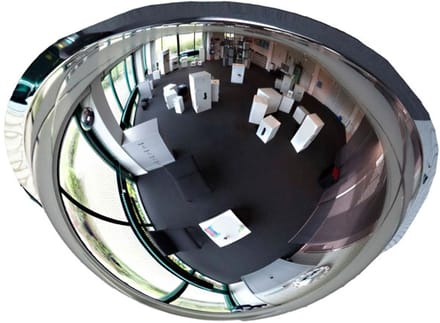 Panoramische spiegel ø 600mm Dome 360 graden 7 meter blikveld