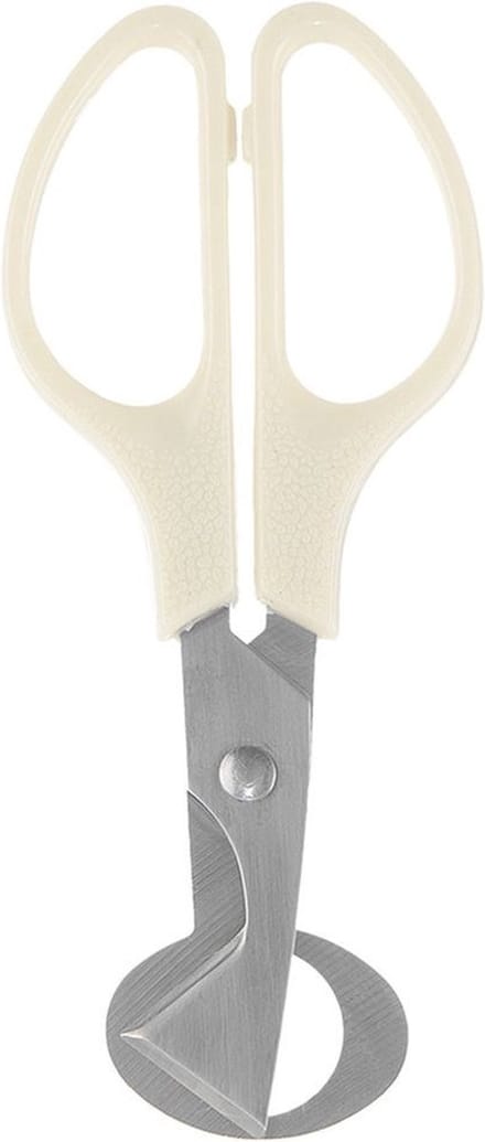 Eierschaar Edelstaal 14,5 cm - Ei Dop Breker - Snijder - Eiersnijder