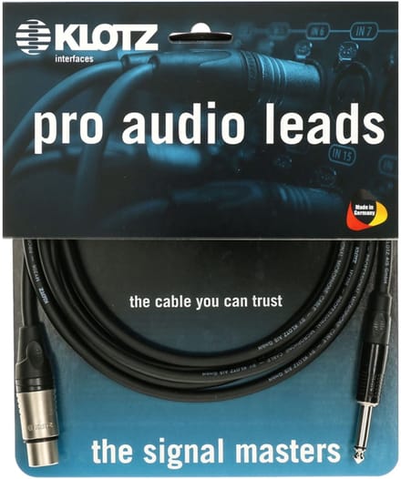 Klotz M1FP1K0100 Microkabel 1 m - Microfoonkabel