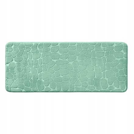 Groene Antislip Badkamermat 50x120 cm met Takkendessin