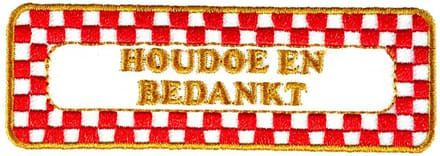 Fjesta© Oeteldonk Embleem - Brabantse Uitspraken - Houdoe - Carnaval Den Bosch
