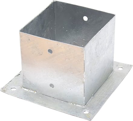 Wovar Paalhouder op plaat 15 x 15 x 15 cm | Per Stuk