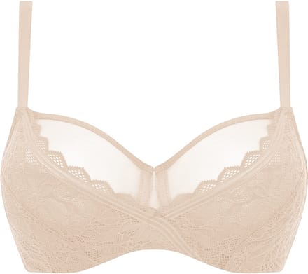 Chantelle - Floral Touch - Heel bedekkende beugelbh - Soft Feel - GOLDEN BEIGE