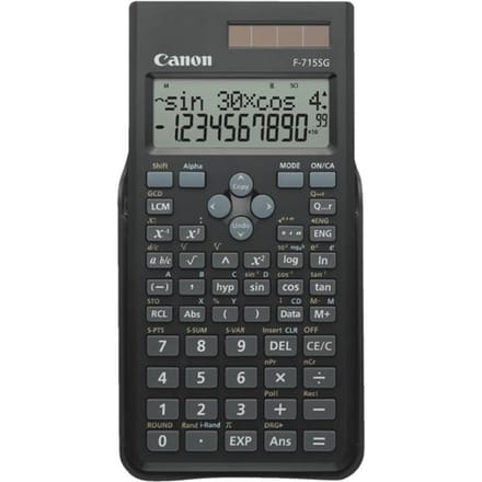 Canon F-715SG Scientific Calculator - Black