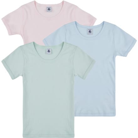 Petit Bateau  T-shirt Korte Mouw 3 TEE SHIRTS MC