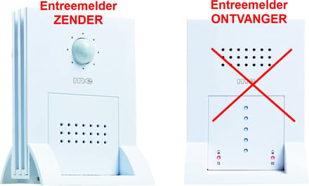M-E DGF-300 TX ENTREEMELDER Toegangsmelder Winkelbel - EXTRA ZENDER