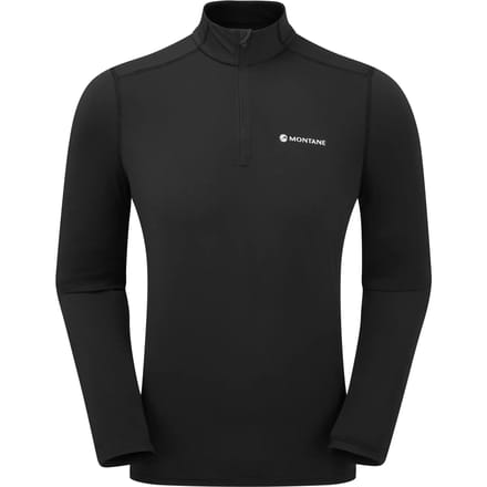 Montane Dart Xt Half Rits Lange Mouw T-shirt Zwart S Man