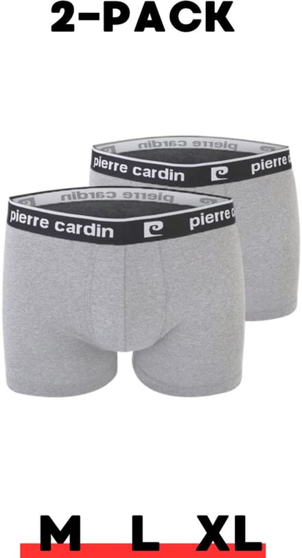 Pierre Cardin - Heren Boxershorts - L - 2-pack - Katoenmix - Regular Fit