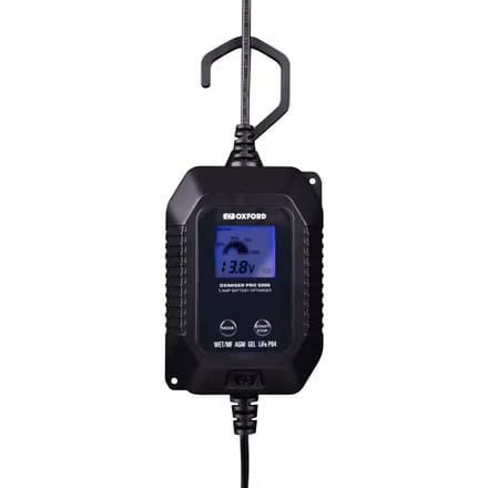 Oxford acculader met display - Auto - Camper - Scooter - Motorfiets - ATV - Quad – Boot - ook Lithium accu`s !