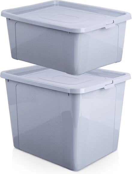 Opbergbox 20 / 30 l 2 stuks - Opbergdoos - Opslag Container