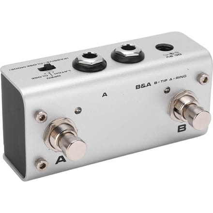 Dubbele Voet Schakelaar Dubbele Nagel voor Toetsenbord Geluidsbron Modules Effect Pedalen NMP?2 white
