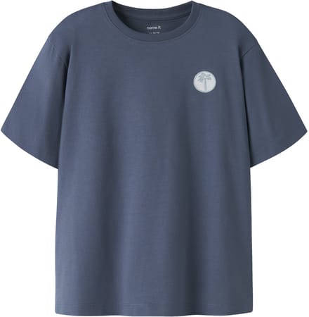NAME IT - NKMVIMPEL SS NREG TOP - Jongens - T-shirts - blauw - maat 122/128