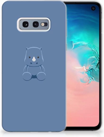 Samsung Galaxy S10e Telefoonhoesje met Naam Baby Rhino