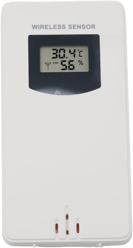 Draadloze Buiten Sensor voor Weerstation - Temperatuur en Vochtigheid Wandmontage