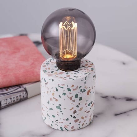 Paulmann Pauleen LED-tafellamp Elegant Flare E27 2500K 3lm 0,2W Terrazzo