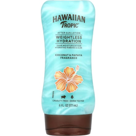 After Sun Lotion, Gewichtloze Hydratatie, Kokos & Papaja, 177ml (6 fl oz) white