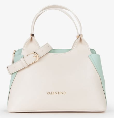 VALENTINO shopper schoudertas Sharon Re Shopper Verde Acq / Ecru beige