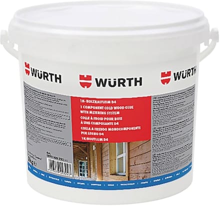 Wurth - Houtkoudlijm 1c d4 - 1-component-houtkoudlijm d4 x 1 st