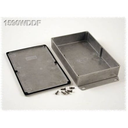 Hammond Electronics 1590WDDF Universele behuizing 187.5 x 119.5 x 37 Aluminium Natuur 1 stuk(s)